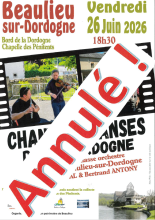 Concert annulé