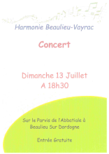 Concert 13 juillet